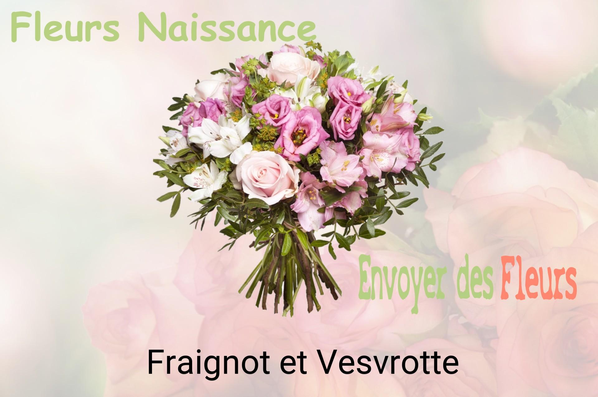 Bouquet de fleurs de naissance livré à Fraignot-et-Vesvrotte
